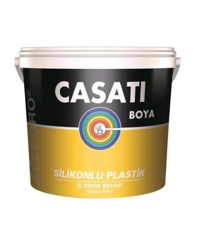CASATİ 10KG YENİ ÇAĞIL 7550 ALLEGRO SİLİKONLU PLASTİK İÇ CEPHE BOYASI (A)