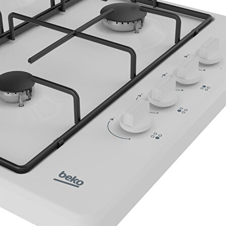 Bsomd D 611EB Beyaz Set Üstü Ocak