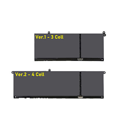 Dell Inspiron 3510, G91J0 Notebook Batarya Laptop Pil - Ver.1 - 3 Cell