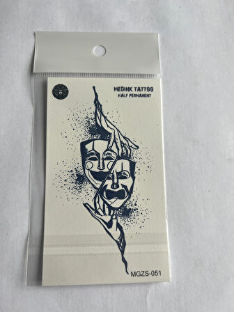 Aşk 4 Adet Minimal 11x8 cm 3 Hafta Kalıcı Yarı Kalıcı Geçici Dövme