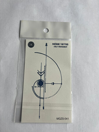 Şans 4 Adet Minimal 11x8 cm 3 Hafta Kalıcı Yarı Kalıcı Geçici Dövme
