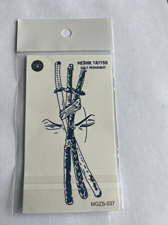 Macera 4 Adet Minimal 11x8 cm 3 Hafta Kalıcı Yarı Kalıcı Geçici Dövme