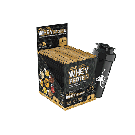 Gold Whey Protein 35 Gr x 14 SAŞE - Çikolata