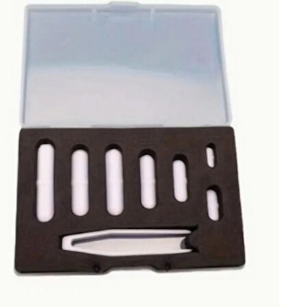 7 Boyutlu PTFE Manyetik Karıştırma Çubukları Seti – Laboratuvar ve Endüstriyel Kullanım İçin