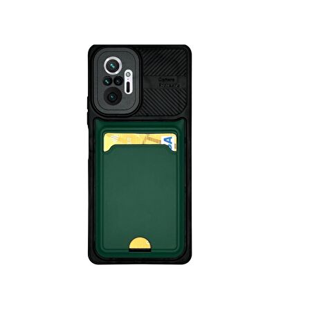 XİAOMİ REDMİ NOTE 10 PRO TLP KARTLIKLI SİLİKON KILIF