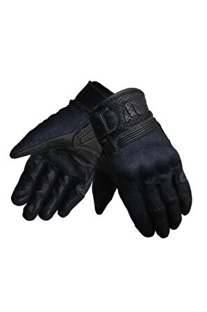 Denim Motosiklet Eldiveni