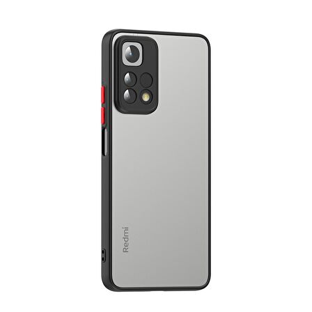 Xiaomi Redmi Note 11 Pro 5G Kılıf  Mat Yüzey Kamera Korumalı Silikon