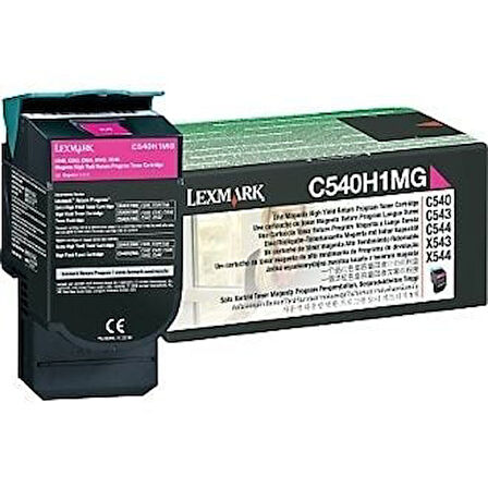 Lexmark C540H1MG Kırmızı Magenta Orjinal Toner C540 / C544