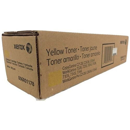 Xerox 006R01178 Sarı Yellow Orjinal Toner - CopyCentre C2128