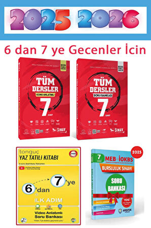 Sınav Yayınları 6 dan 7 ye Geçiş Seti Tüm Dersler Soru Konu Set