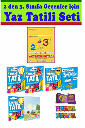 Model Eğitim 2. Sınıf Şahane Yaz Tatili Seti + 2 den 3 e Hazırlık Kitabı+ Fen Köyü Hikaye Seti