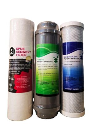 Su arıtma cihazı 3'lü filtre set