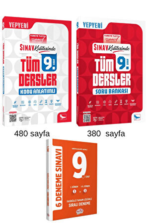 Sınav Yayınları 9. Sınıf Tüm Dersler Soru Bankası + Konu Anlatımlı + Deneme Seti 2026