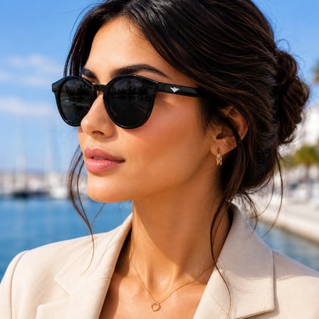 COL 127 Yeni Premium Seri Polarize Kadın Güneş Gözlüğü-Polarize-UV400-Anti Refle 3lü Koruma 50*21*145 Ekartman