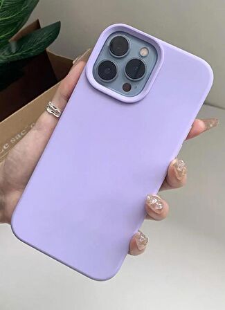 Apple iPhone 15 Pro Max Kılıf Lansman Tasarım İçi Kadife Lüx Silikon