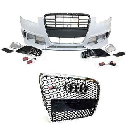 Audi a6 rs6 ön tampon panjur seti 2009 / 2011 c6