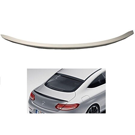 Mercedes w205 coupe bagaj spoiler boyasız 1edition