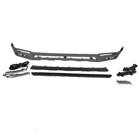 Mercedes w464 ön tampon altı lip ledli g63 2018+ oem