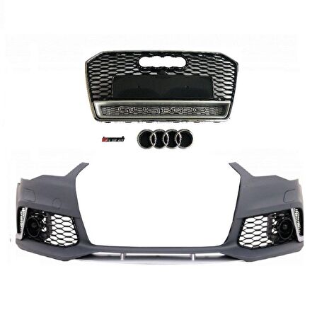 Audi a6 rs6 ön tampon ve panjur seti 2014 / 2018