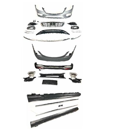 Mercedes w222 s450 body kit tampon seti