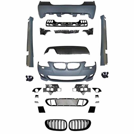 Bmw e60 lci mtech body kit tampon seti 2007+