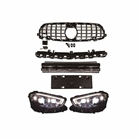 Mercedes w213 e63s makyajlı dönüşüm body kit seti full