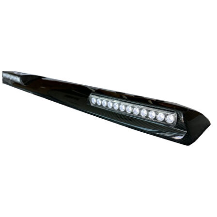 AUTOGP  Mercedes w464 cam üstü spoiler ledli dry carbon v type