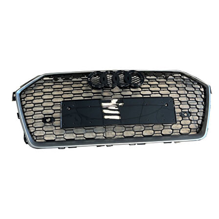 AUTOGP  A4 ÖN TAMPON SETİ RS 2016-2019 MAT GRİ/SİYAH PANJUR