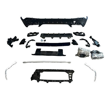 AUTOGP  W254 DİFÜZÖR GLC43 + SİLVER EGSOZ UCU SUV