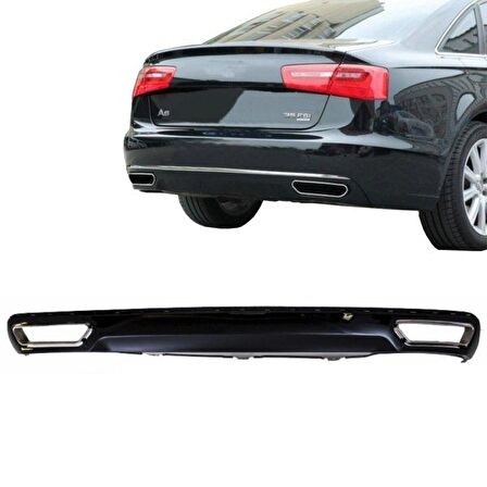 Audi a6 w12 difüzör arka ve egzoz ucu seti 2012 / 2014