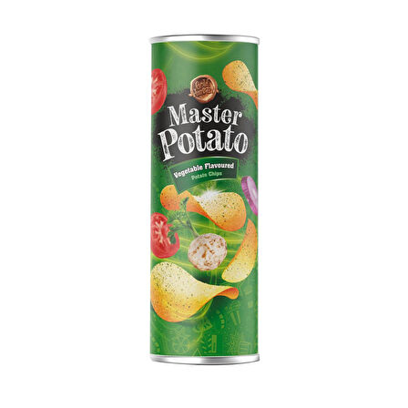 Master Potato Sebze Çeşnili Cips 160 gr 3 Adet