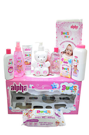 Alpha Buds Baby Bebek Bakım Seti Kit