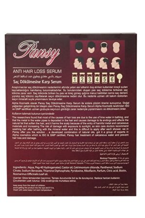 Pansy Saç Dökülmesine Karşı Serum 10mlx6