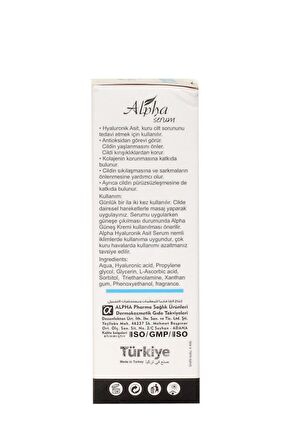 Alpha Hyaluronik Asit Serumu 30ml