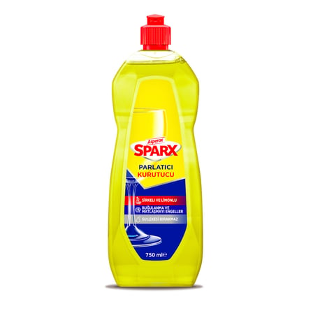 Asperox Sparx Bulaşık Makinesi Partlatıcı & Kurutucu Sirkeli ve Limonlu 750 ml