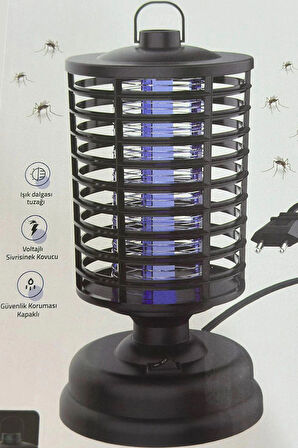 Airstorr Elektrikli Sivrisinek Yok Edici Sinek Öldürücü Büyük Boy Hem Gece Lambası Hem Haşere 3.6-4W