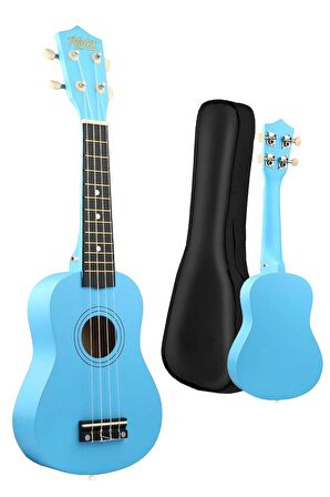 Midex UKX-901BL Mavi Soprano Ukulele (Askı Çanta Metod Pena)