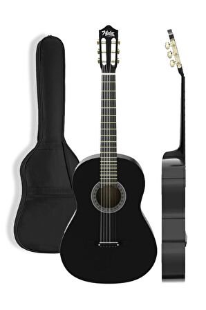 Midex CG-34BK Kaliteli 34 İnç 1/2 Juniur Çocuk Gitarı 4-8 Yaş Arası (Çanta Capo Nota Sticker Askı Pena Metod)