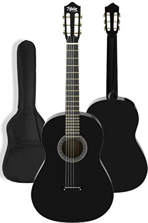 Midex CG-270BK Siyah Klasik Gitar 4/4 Yetişkin Boy Sap Ayarlı Full Set
