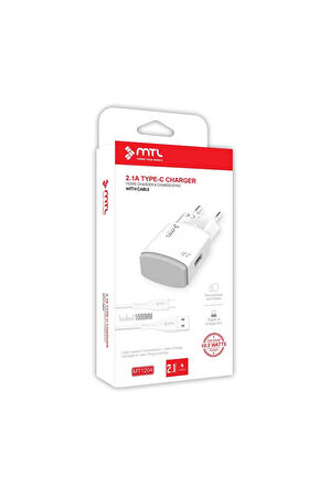 Type-c Usb Ev Tipi Şarj Seti 2.1 Amper 10.5w Mt1204