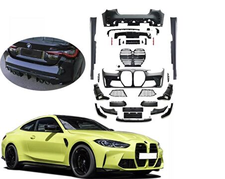 Bmw g22 m4 body kit tampon seti komple 2019+