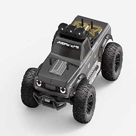 Gepettoys 1:16 Ölçekli 4WD Uzaktan Kumandalı 35km Hız Yapan RC Araba Siyah