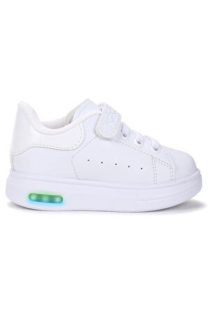 Kiko Kids Tinsa Günlük Cırtlı Işıklı Kız Bebek Spor Ayakkabı