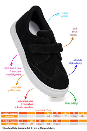 Kiko Kids Richie Cırtlı Günlük Erkek Çocuk Casual Ayakkabı