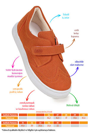 Kiko Kids Richie Cırtlı Günlük Erkek Çocuk Casual Ayakkabı