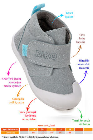  Winnie İlk Adım Cırtlı Kız Bebek Günlük Bot Ayakkabı