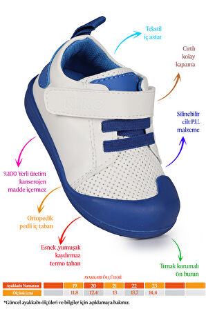  Roce Cırtlı Kız Bebek İlk Adım Ortopedik Günlük Ayakkabı