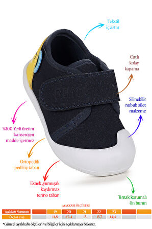 Kiko Kids Catly Cırtlı Kız Bebek İlk Adım Ortopedik Günlük Ayakkabı