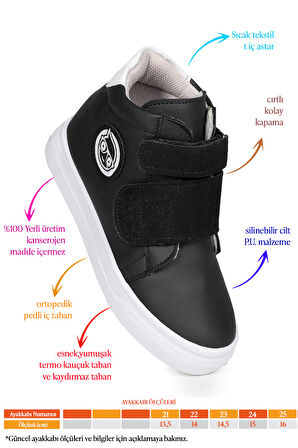 Kiko Kids Coyote Cırtlı Kız Çocuk Günlük Bot Ayakkabı