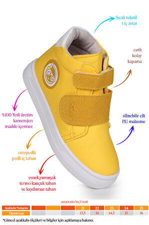 Kiko Kids Coyote Cırtlı Kız Çocuk Günlük Bot Ayakkabı